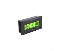 Misuratore di tensione LCD per batterie da 12 V, 24 V, 48 V, compatibile con litio ternario acido e per LIFEPO4 con letture accurate e display a bassa potenza (verde)