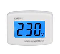 Misuratore di Tensione Presa a Muro Monitor di Tensione Presa a Muro DM55-1 Voltmetro Digitale Display LCD Per Uffici Fabbriche Laboratori E Case(Spina UE)