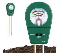 Misuratore di Terreno 3 in 1 per Casa e Giardino: Tester Semplice per PH, umidità e Nutrimento - Sensore per Piante Senza Batterie - Pratico Aiuto per Fiori, Vasi e Orto Domestico