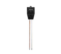 Misuratore Di Umidità 3 In 1 Misuratore di PH del suolo Vaso di fiori Igrometro Tester del suolo Piante Crescita Umidità Misuratore di intensità della luce Strumento Attrezzi da giardino(Black)