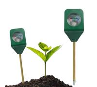Misuratore di umidità del Suolo, Tester 3 in 1 per Il PH del Suolo, 2 sonde in Acciaio Inox, sensore igrometro, Monitor 'Acqua delle Piante, Test del Suolo per Giardino, Fattoria, Interni