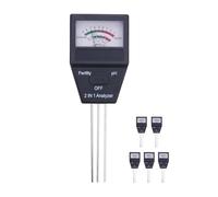Misuratore di umidità del terreno 2 in 1 pH for piante fertili Sensore portatile for casa Giardino Terreno agricolo Frutteto(5 Pcs)