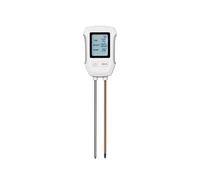 Misuratore di umidità del terreno, 3 in 1 Rilevatore di pH del terreno Tester Schermo LCD Termometro Misuratore di umidità for giardinaggio Fiori in vaso per giardinaggio e agricoltura