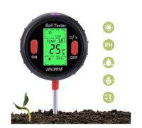 Misuratore di umidità del terreno, 5in1 Misuratore di umidità dell'acqua del pH del terreno Misuratore di umidità delle piante da giardino Strumento di analisi dell'acqua idroponica per giardinaggio e