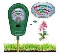 Misuratore di umidità del terreno, Kit di analisi del terreno 3 in 1, misuratore di umidità del terreno/misuratore del terreno/tester della fertilità del terreno, igrometro del terreno for giardino pe