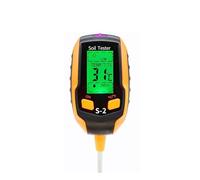 Misuratore di umidità del terreno, Misuratore del terreno multifunzione PH/umidità/luce solare/temperatura, sensore ad alta precisione for esterni per giardinaggio e agricoltura