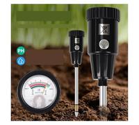Misuratore di umidità del terreno, Misuratore di pH del terreno portatile 2 in 1, tester di umidità, sonda in metallo, tester di umidità e acidità del terreno per giardinaggio e agricoltura