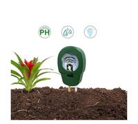 Misuratore di umidità del terreno, Rilevatore di terreno portatile 3 in 1, igrometro digitale a doppio ago, tester di fertilità for il giardinaggio per giardinaggio e agricoltura