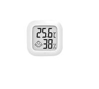 Misuratore di umidità della temperatura elettronico mini for interni, termometro e igrometro digitale LCD(White)