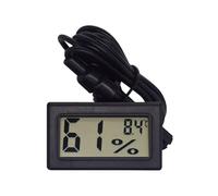 Misuratore di umidità della temperatura interna ed esterna,Misuratore di umidità della temperatura | Igrometro digitale,Misuratore di umidità Display facile da leggere Dimensioni adatte per la casa