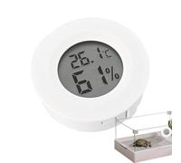 Misuratore Di Umidità Della Temperatura Per Interni Ed Esterni - 4,5 Cm, Involucro In PP, Sensore A Risposta Rapida, Display Digitale Alimentato Lr44, Di Lettura Del Puntatore Stabile | Monito