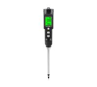 Misuratore di umidità, Digital EC/Temp Soil Tester 0.00~10.00mS/cm Misuratore di conducibilità Sensore Analizzatore terra con impianto ATC Giardino all'aperto(EC-8801A)