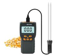 Misuratore di umidità digitale for cereali Termometro for alimenti Tester Analizzatore igrometro a sonda lunga for rilevatore acqua for chicchi riso,Monitoraggio preciso
