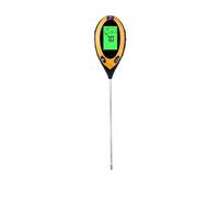 Misuratore di umidità digitale, Misuratore del terreno 4 in 1 con retroilluminazione LCD, monitor a temperatura del terreno, intensità a lu solare, valore del pH for giardinaggio, piante e agricoltura