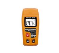 Misuratore di umidità digitale, Misuratore di umidità del legno a 4 modalità di misurazione, due pin, 0-99,9%, display LCD preciso, rilevatore di umidità da parete,per legno e cartone(Orange)