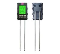 Misuratore di umidità digitale, Misuratore di umidità del terreno 6 in 1, multifunzione, con display HD retroilluminato, tester di pH/lu for la fertilità del terreno,per legno e cartone