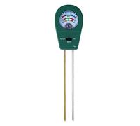 Misuratore di umidità digitale Tester del suolo del metro di pH del terreno 3-in-1 con strumento di giardinaggio del ph meter di fertilità dell'umidità for il prato agricola esterno(Dark green)