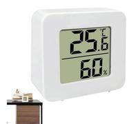 Misuratore Di Umidità - Indicatore Elettronico Di Temperatura E Umidità | Termometro Ambiente | Termoigrometro Con Display LCD | Monitor Digitale Per Ambienti Domestici, Acquari Per Rettili, Serre