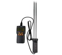 Misuratore di umidità, Misuratore di temperatura dell'umidità del grano digitale contiene il 2% -30% dell'umidità del display LCD Tester di umidità del grano strumenti di misura del riso per piante in