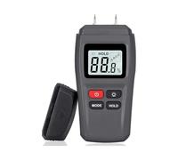 Misuratore di umidità, Misuratore di umidità digitale for legno con display LCD retroilluminato, misuratore di umidità multifunzione for legna da ardere