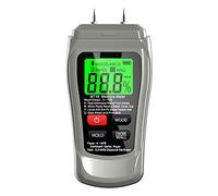 Misuratore di umidità MT-10 EMT01 Misuratore di umidità del legno Tester di umidità del legno Igrometro Rilevatore di umidità del legno Tester digitale della densità'albero Grigio(MT18 Grey LCD)