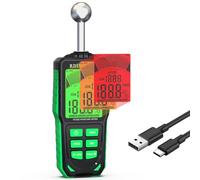 Misuratore di Umidità,RDINSCOS Igrometro Digitale Rilevatore di Umidità Muri con LCD a Colori,Profondità di Analisi 5-40 mm, Tester di Umidità per Legno,Muri, Pavimenti, Gesso