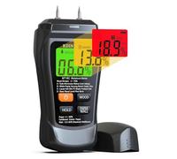 Misuratore di Umidità RDINSCOS Rilevatore di Umidità con Display Colori Misuratore di Umidità per Legno,Legna da ardere (Spilli-MT18C02)