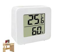 Misuratore Di Umidità | Termometro Ambiente Interno,Display Elettronico LCD per Serra Garage Soffitta Scuola Casa Magazzino