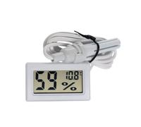 Misuratore Di Umidità - Termometro Digitale | Sonda Di Temperatura | Display Digitale LCD Temp E Misuratore Di Umidità | Strumento Di Misurazione Del Serbatoio Del Drago Barbuto E Umidità Per Il Labo