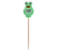 Misuratore di Umidità Terreno Test Ph e Luce, Verde | ABS e Rame, senza Batteria, Durevole per Giardinaggio, Letture Precise su Suolo e Piante
