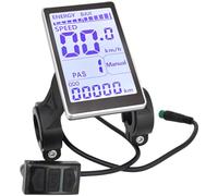 Misuratore di velocità con schermo LCD per bicicletta elettrica, 24-60 V, M5, con schermo verticale, IP65, impermeabile, per bici e scooter, 3,7 x 3,5 x 2,5 pollici