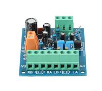 Misuratore di volume stereo scheda driver AC 12 V con silenziatore per indicatore di livello audio VU-Meter PCB su entrambi i lati 55 x 66 mm