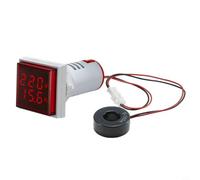 Misuratore Digitale 3 in 1 AC 60-500V 0-100A(red) | Misura tensione, per corrente e per frequenza simultaneamente, range AC 60-500V, 0-100A, per ideale per quadri elettrici