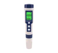 Misuratore digitale 5 in 1 di TDS/EC/PH/Salinità/Temperatura Misuratore di PH TDS EC Salinità Temperatura Tester multifunzione PH/EC/TDS/Salinità/Temp,Precisione migliorata