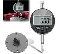 Misuratore digitale da 0 a 12,7 mm, misuratore da 0,01 mm, indicatore di profondità da 0,001 mm (misuratore da 0 a 12,7 mm), misuratore di profondità digitale per calibrare macchine da officina, nero