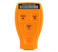 Misuratore digitale dello spessore del rivestimento 0-1,8 mm per risoluzione 0,01 mm per la verifica della vernice dell'auto, doppia unità mm/mil grande display ABS bianco arancione (arancione)