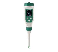 Misuratore digitale di PH for alimenti 0,00~14,00 Sensore ad alta precisione Tester di acidità temperatura intelligente for la produzione di frutta, formaggio, conserve di carne(PH Meter)