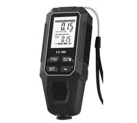 Misuratore digitale di spessore del rivestimento 0-2000µm, rilevamento automatico Fe/NFe, display LCD con funzione statistica per industria metallica (nero)