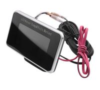Misuratore digitale LCD 2 in 1 per auto, misuratore di tensione, pressione, temperatura dell'acqua, cicalino di allarme M10