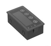 Misuratore digitale per 0-10V 4-20mA ingresso analogico con per comunicazione RS485, alimentazione 6-25V DC, modello HXDSBOXA-485 in plastica nera