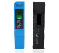 Misuratore digitale PH/TDS, tester per acqua ad alta precisione Penna per test di conducibilità elettrica, per qualità dell'acqua potabile domestica, piscina, coltura idroponica, acquario(Luce LCD)