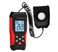 Misuratore Digitale Portatile di Luce/Luxometro LUX Footcandle con Sensore di Luce Gamma di Illuminazione Fino a 200.000 lux per Piante da Interno ed Esterno