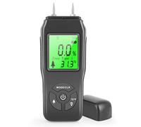 Misuratore digitale portatile per legno tester di umidità e perdite d acqua con display LCD retroilluminato compensazione temperatura funzione blocco edifici pareti pavimenti
