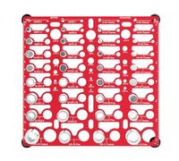 Misuratore Dimensioni Bulloni - Strumento di Identificazione Multiuso Portatile - Misuratore per bulloni e,per Padre Fidanzato Zio Uomini Esperto Garage Casa Officina