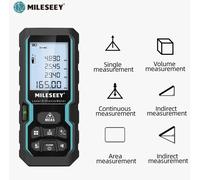 MISURATORE DISTANZA LASER METRO PROFESSIONALE 60 M ALTA PRECISIONE DISPLAY LCD