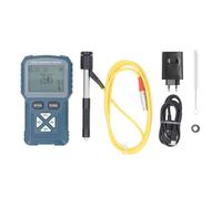 Misuratore e misuratore di durezza digitale portatile per metalli per acciaio, rame, ottone, ghisa e alluminio - Tester ad alta precisione con dispositivo di impatto tipo D,