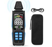 Misuratore EMF MESTEK Rilevatore di Campi Elettromagnetici 5 in 1(EF/MF/Frequenza Radio), Campi Elettrico/Magnetico, Radiometro ad Alta Frequenza, Portatile EMF Detector per Casa, all'aperto, Ufficio