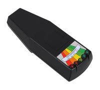 Misuratore Emf Portatile Tascabile Luci Indicatrici Nero | Plastica, per Campi Elettromagnetici e Ispezioni All'aperto, Prossimo a Linee Elettriche e Sottostazioni