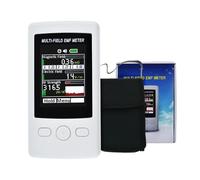 Misuratore EMF professionale 3 in 1 for campi elettromagnetici, elettrici e con LCD a colori allarme di sicurezza