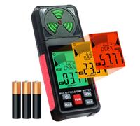 Misuratore EMF, Rilevatore di Campi Elettromagnetici Portatile 3-in-1 per EF RF MF con Display LCD per L'home Office EMF Meter Detector Tester
